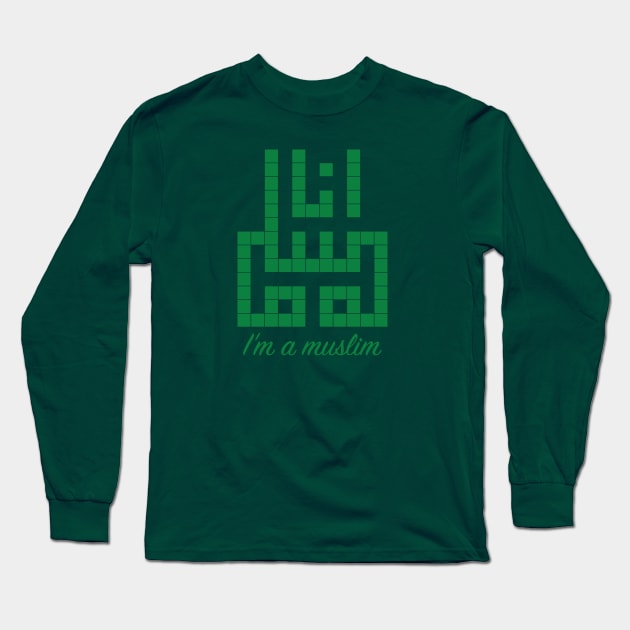 Ana Muslim - I am a Muslim Long Sleeve T-Shirt by mf4d